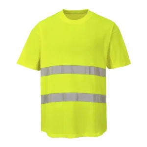 Custom New Short Sleeve Hi Vis Work Shirt Reflective Safety High Visibility Work Shirts