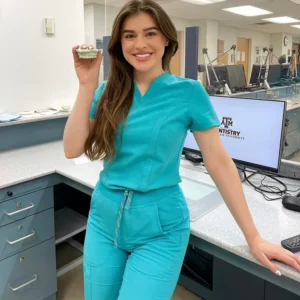 Custom OEM Logo Hospital Nurse Medical Uniform Set