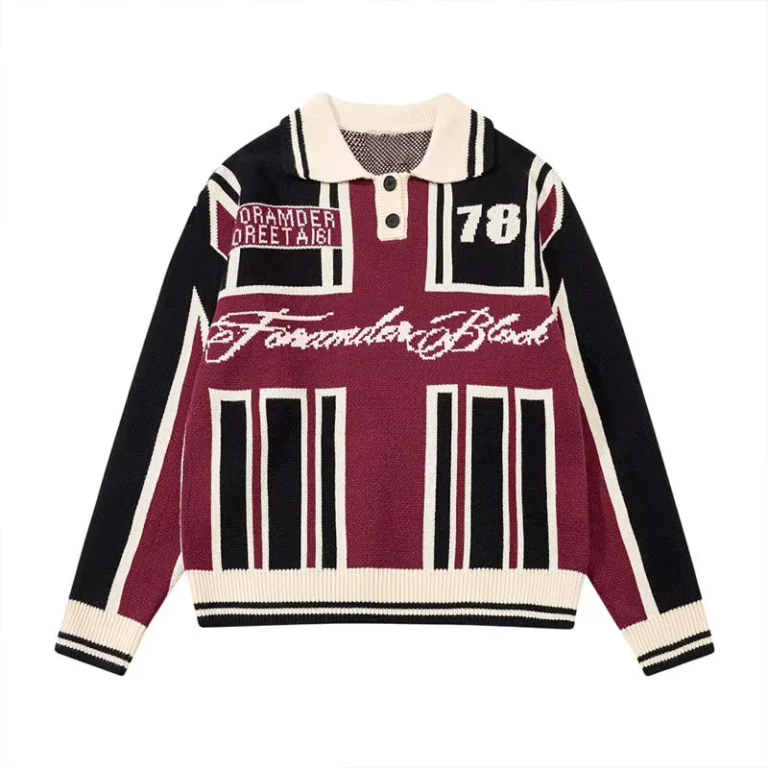 Custom-OEM-Logo-Mens-Casual-Winter-Zipper-Sweater-Jumper-Vintage-Racing-Knitted-Design