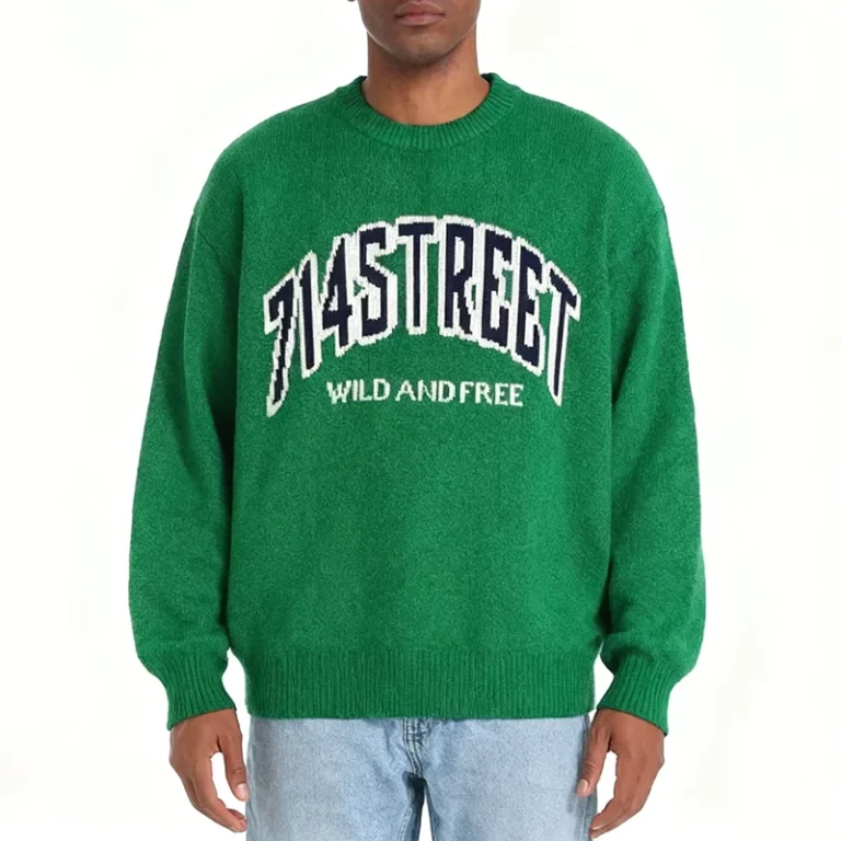 Custom-OEM-ODM-Autumn-Breathable-Fashion-Logo-Front-Jacquard-Cotton-Pullover-Jumper-Crew-Neck-Sweater-for-Men