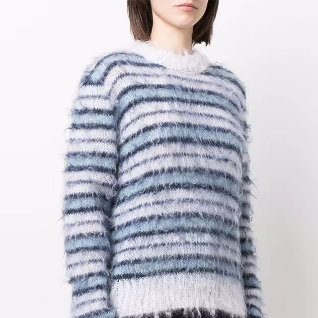 Custom-OEM-ODM-Women-Sweater-Fuzzy-Jacquard-Long-Sleeve-Cashmere-Wool-Mohair-Sweater-Fall-Sweater-for-Women