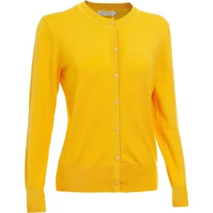 Custom OEM/ODM Women’s Jacquard Long-Sleeved Cardigan Sweater