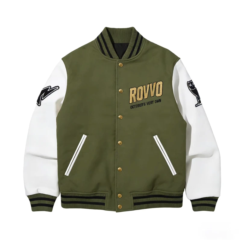 Custom OEM Service Casual Autumn Embossed Pattern Letter Oversized Long Sleeve 100% Wool Varsity Jacket Unisex Jackets