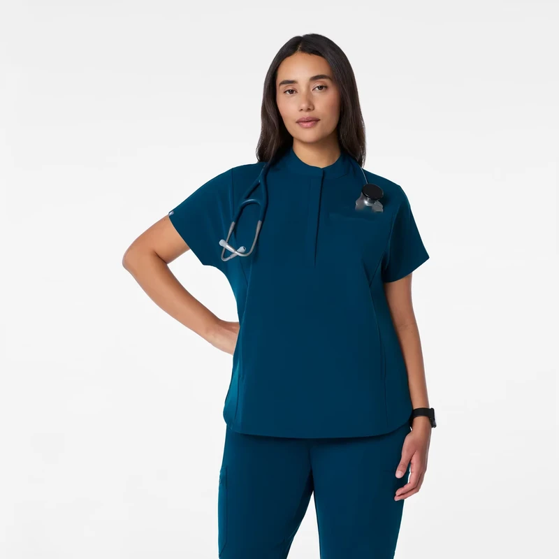 Custom OEM Women's Medical Scrub Uniform Set for Dental, Hospital and Beauty Salon Use