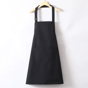 Custom Oil proof 100% Cotton Canvas Cooking Kitchen Aprons for Men Brown Chef