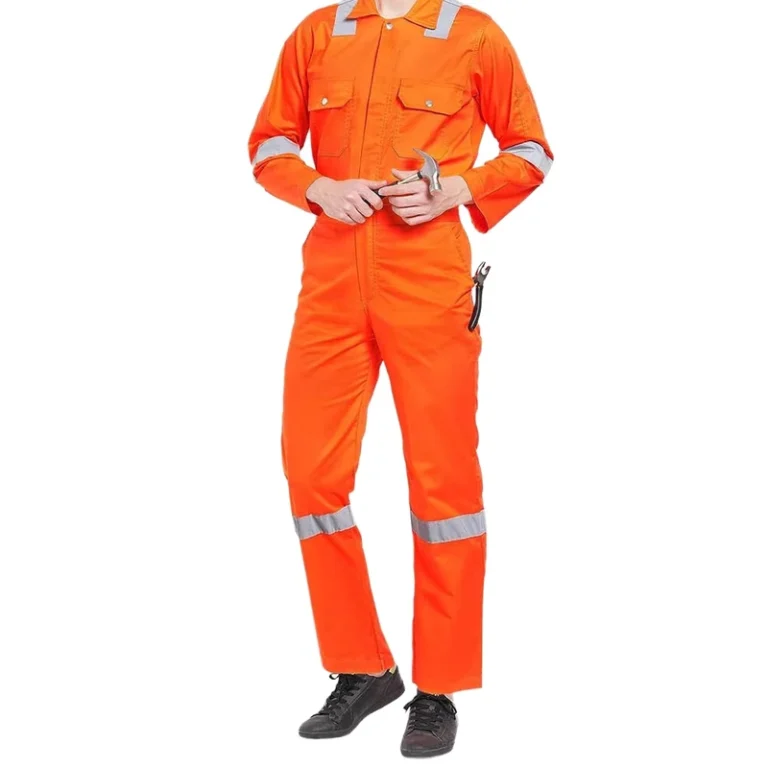 Custom-One-Piece-Cotton-Workwear-for-Auto-Repair-Crew-Labor-Protection-Electric-Welding-Repair-Dust-Proof-Workers