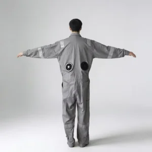Custom One piece Cooling Overalls with Removable Fan Dustproof Clothes for Cool Comfort