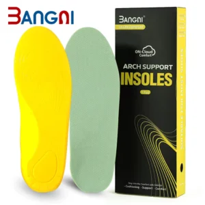 Custom Orthotic Insoles with Adjustable Arch Support for Flat Feet and Plantar Fasciitis