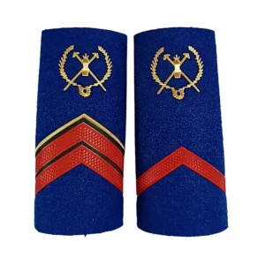 Custom PVC TPU Fabric Lace Star Pattern Garment Shoulder Epaulette with Printed Design