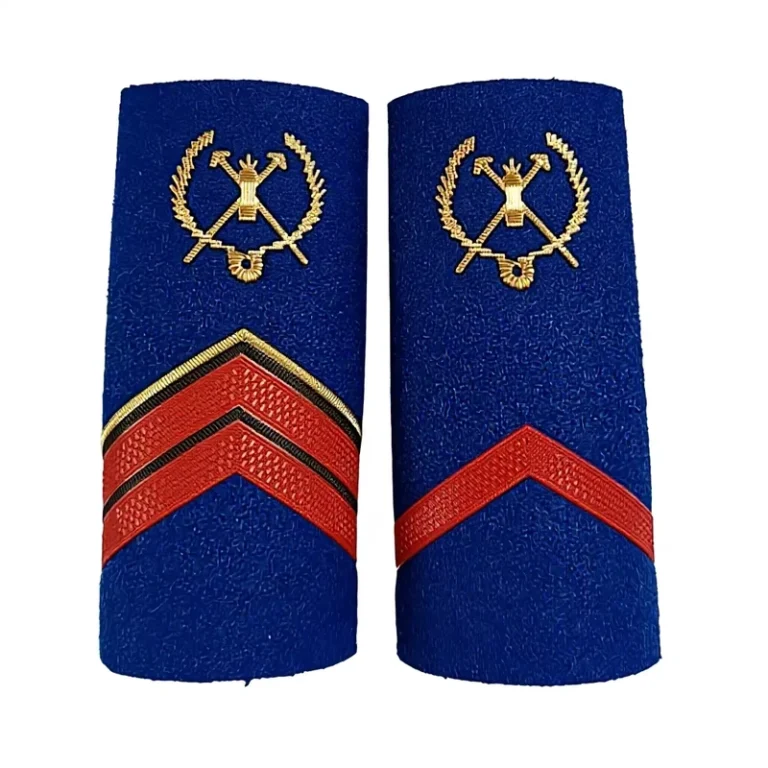 Custom-PVC-TPU-Fabric-Lace-Star-Pattern-Garment-Shoulder-Epaulette-with-Printed-Design