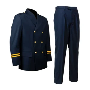 Custom Pilot Uniform Men & Women’s Costumes Dark Blue Airline Uniforms