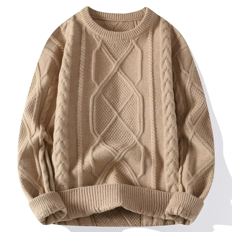 Custom-Plus-Size-Mens-Thickened-Crew-Neck-Pullover-Sweater