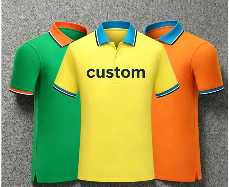 Custom Polo Shirt Men and Women Anti pilling Anti Shrink Casual T shirts Work wear Polo Shirts