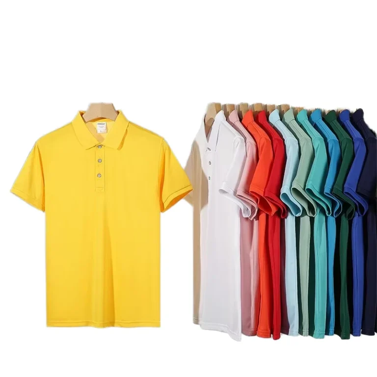 Custom-Polo-t-Shirt-Unisex-Breathable-Work-Uniform-With-logo-T-shirt-Embroidery-logo-Custom-Family-Clothes-Screen-Printing
