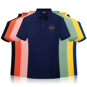 Custom Polo t Shirt Unisex Breathable Work Uniform With logo T shirt Embroidery logo Custom Family Clothes Screen Printing Kids