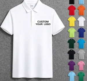 Custom Polo t Shirt Unisex Breathable Work Uniform With logo T shirt Embroidery logo Custom Family Clothes Screen Printing Kids