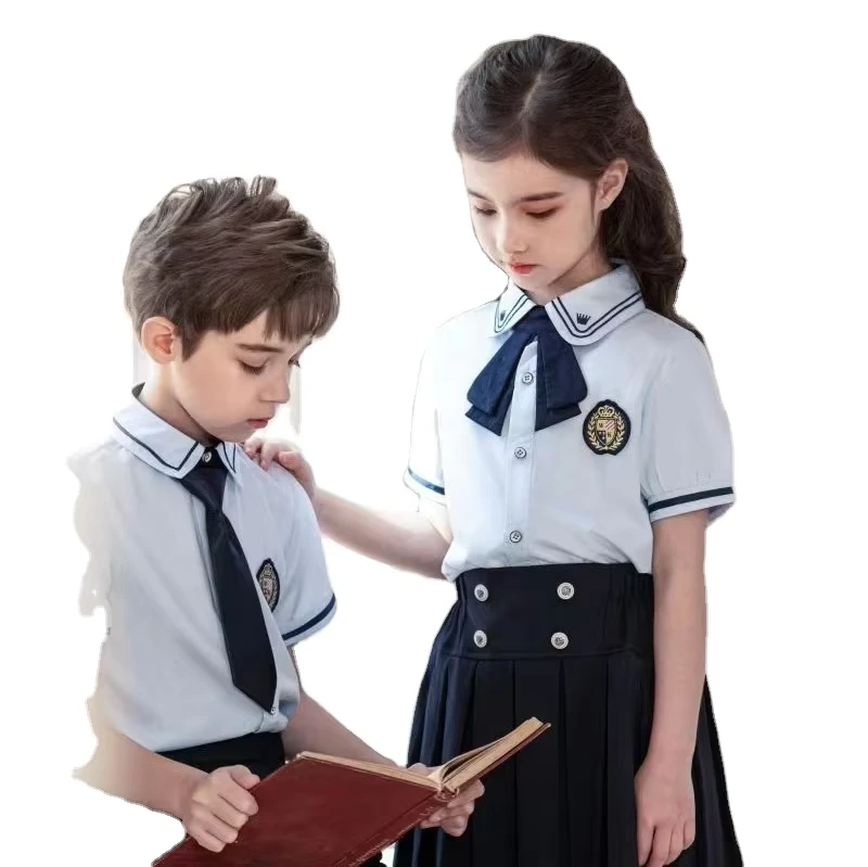 Custom Primary School Uniforms High Quality Design Korean China Unisex OEM Service Needle Detection 7 Day Sample Lead