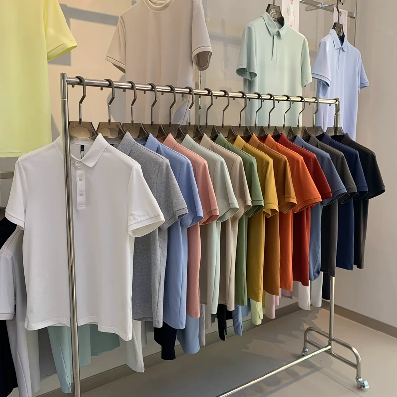 Custom Printed Men's Cotton Polo Shirt for Business Golf and Networking Events