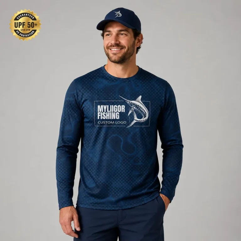 Custom-Printed-Mens-UPF-50-UV-Protection-Rash-Guard-Long-Sleeve-For-Fishing-Hiking-Swimming-Running