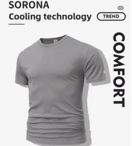 Custom Printed Patterns Fashion T-Shirts Soft Comfortable Renewable Fiber Moisture Wicking Quick Dry Crew Neck T-Shirt for Men