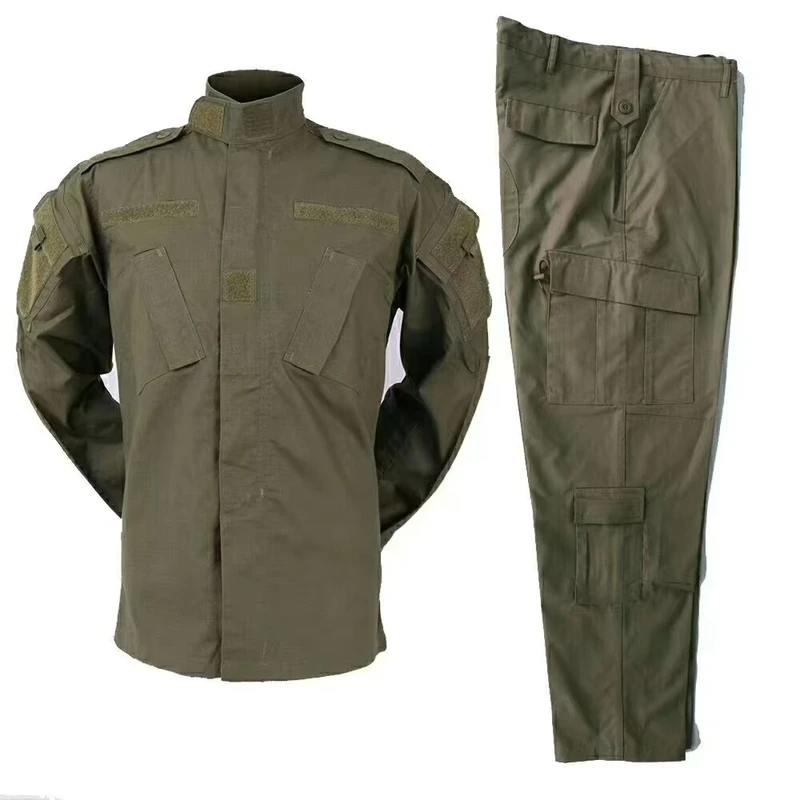 Custom Ripstop Olive Green Camouflage Tactical Uniform ACU BDU