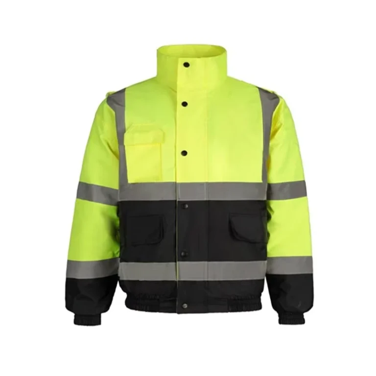 Custom-Safety-Oxford-Cloth-Waterproof-High-Visibility-Workwear-Fluorescent-Winter-Windproof-Reflective-Jacket