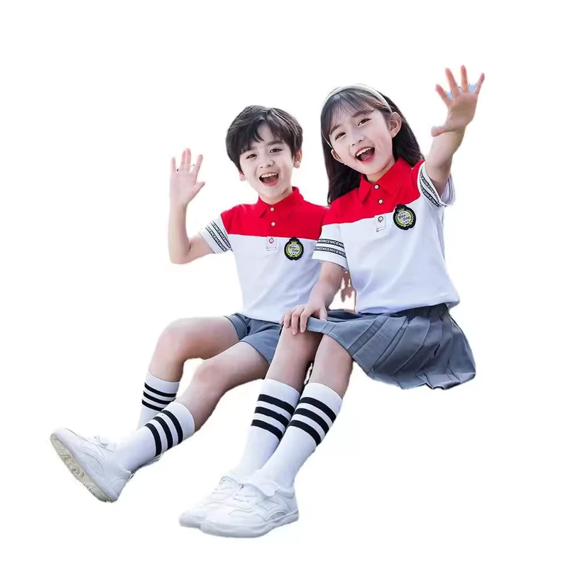 Custom School Uniform Preppy Style Two Piece Set for Students