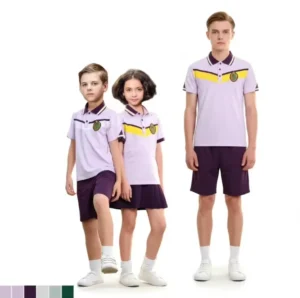 Custom School Uniform for Kids Primary Secondary School Polo Shirt t ShirtsTops Plaid Skirt Pants Uniform Formal Wear