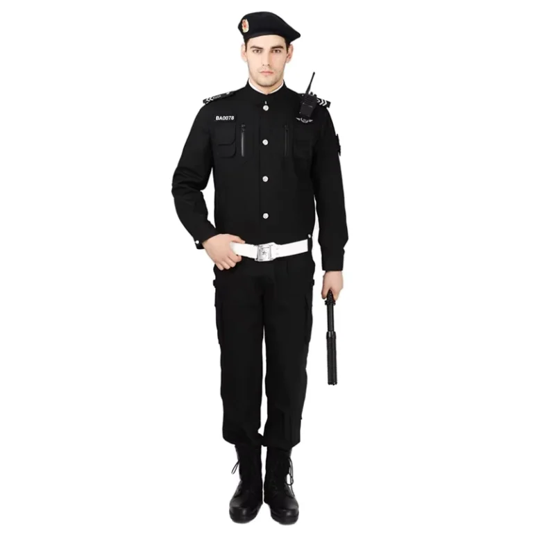 Custom-Security-Guard-Uniforms-Black-for-Sale