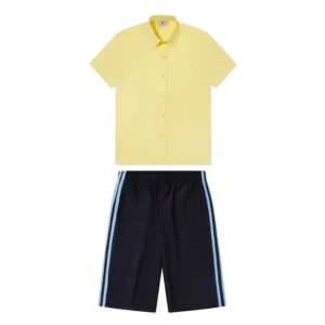Custom Short Sleeve Shirt School Uniform Set for Boys and Girls