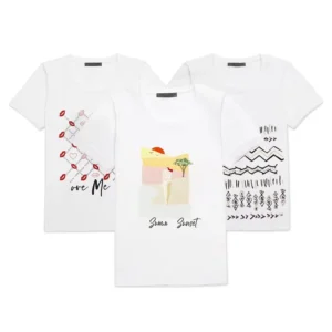 Custom Size 250g Jersey Print T-Shirt for Women