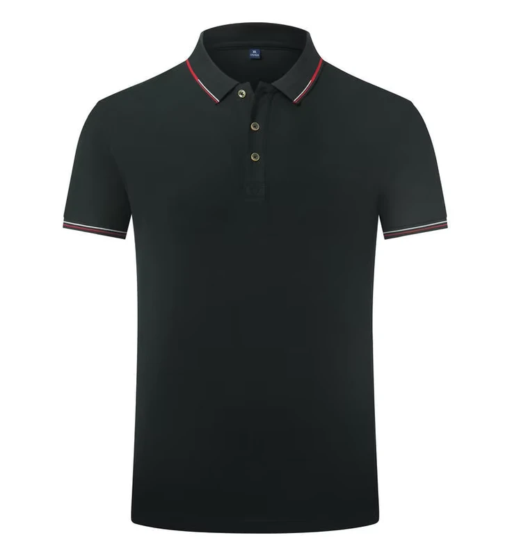 Custom Soft Touch Material Men's Polo Shirt Custom Logo Blank Casual Sport Short Sleeve Polo Men's T shirts