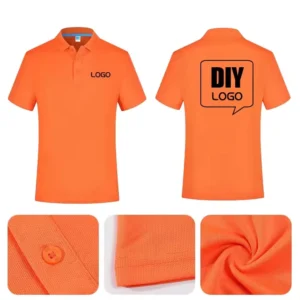 Custom Solid Quick Dry for Shirts Logo Breathable Sports Work Uniforms Promotional T Shirts Polyester Cotton Election Business