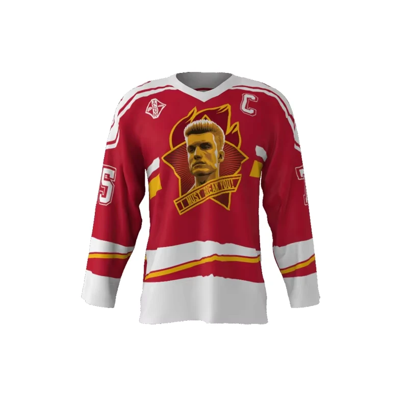 Custom Sublimation Ice Hockey Jersey Team Name Pro Hockey Uniform Breathable Athletic Hockey Shirt