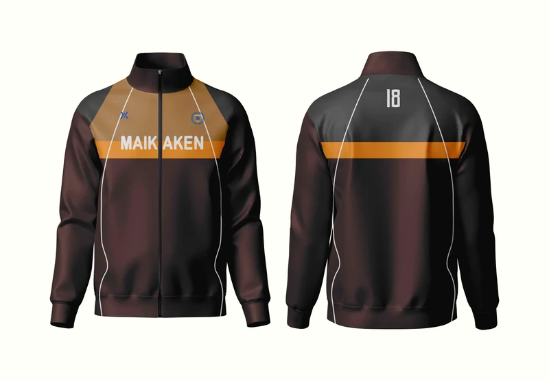 Custom Sublimation Jacket Full Polyester Personalized Team Wear Sports Competition Jacket