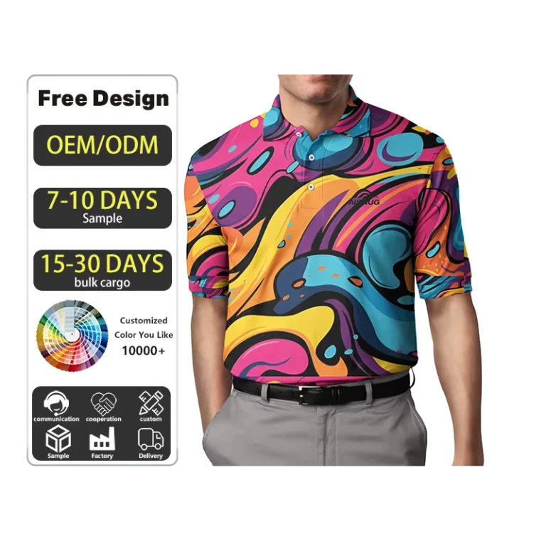 Custom-Sublimation-Oversize-Uniform-Work-Wear-High-Quality-Golf-Polo-Shirts-T-Shirts-Polos-Sportive-Golf-Wear-Men