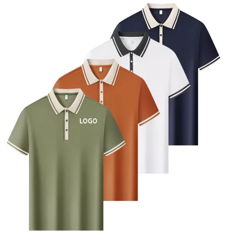 Custom-Sublimation-Printing-Men-Women-Golf-Advertising-Business-Work-Uniform-Polo-Shirt-Quick-Dry-Contrast-Collar-Polo-T-Shirt