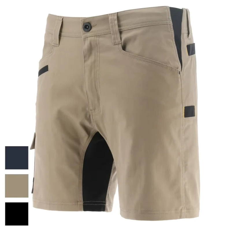 Custom Summer Men's Waterproof Breathable Mountaineering Shorts Multi pocket Workwear Shorts