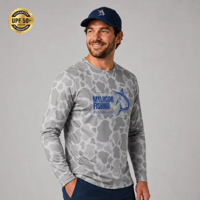 Custom-Sun-Protection-Long-Sleeve-Fishing-Shirt-UPF-50-Outdoor-Sports