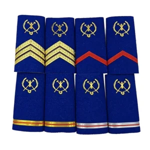 Custom TPU PVC Fabric Star Lace Shoulder Epaulet Blue Boards Custom Color