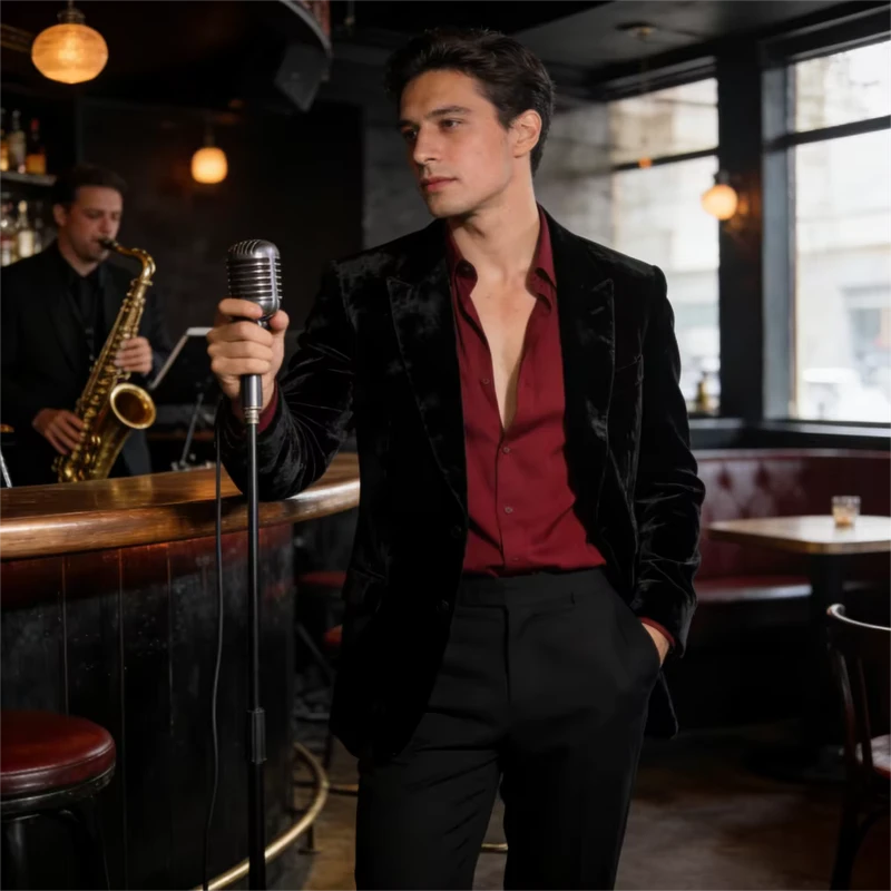 Custom Thin Men's Suits Party Wear For Women Men