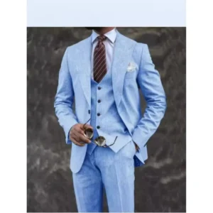 Custom Three-Piece Suit for Office Wedding and Party Wear Made in China