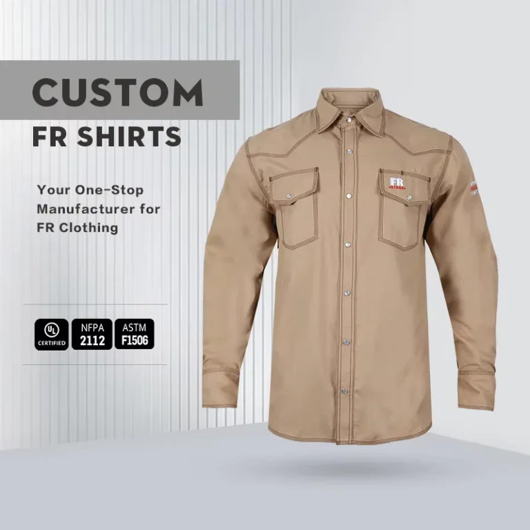 Custom-UL-Certificated-FR-Fire-Resistant-Shirt-Mechanic-Workwear-Welding-Work-Shirts
