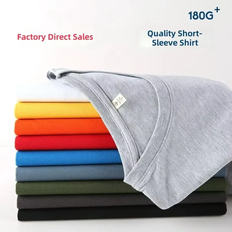 Custom-Unisex-Heavyweight-Combed-Cotton-Short-Sleeve-T-Shirt-Breathable-Moisture-Wicking-Loose-Fit