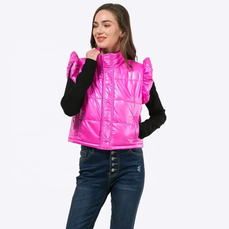 Custom-Vest-Logo-Jacket-Women-Quilted-Padded-Vestes-Collar-Ruffle-Sleeve-Quilted-Cotton-Womens-Winter-Jacket-Coat