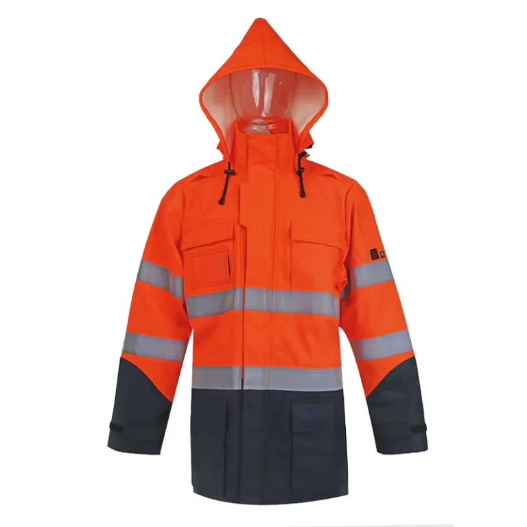 Custom-Waterproof-Seam-Welded-PU-Rainwear-Raincoat-with-Hood