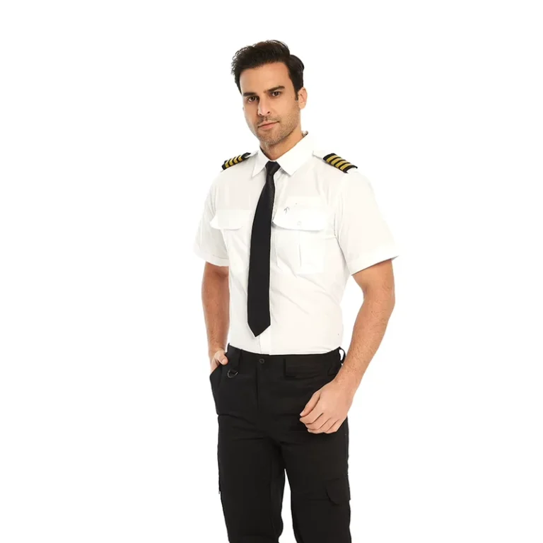 Custom-White-Pilot-Uniform-Set-for-Men-with-Shirt-and-Trousers-Airline-Staff-Captain-Uniform