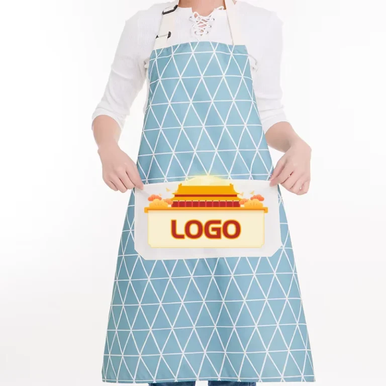 Custom-White-Waterproof-Antifouling-Unisex-Polyester-Cotton-Apron-with-2-Pockets-for-Kitchen-Cooking-Restaurant-BBQ