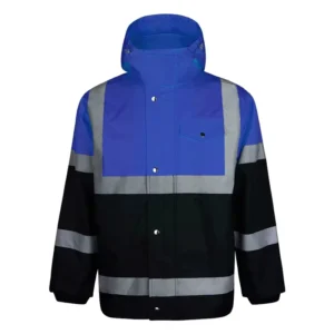 Custom Winter Hi Vis Industrial Traffic Construction Worker Clothing High Visibility Reflective Safety Jacket