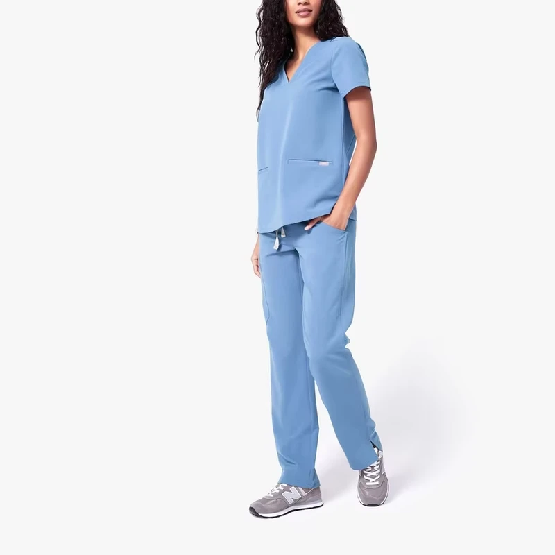 Custom Women Beauty Healthcare Hospital Medical Uniforms Nursing Scrubs Stretch Medical Scrubs Uniforms Sets